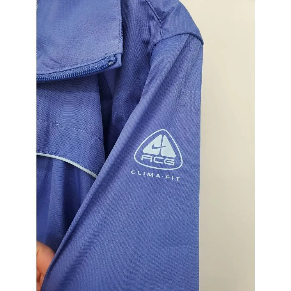 Nike ACG Women's Blue Purple Full Zip Windbreaker Jacket Size Large‎